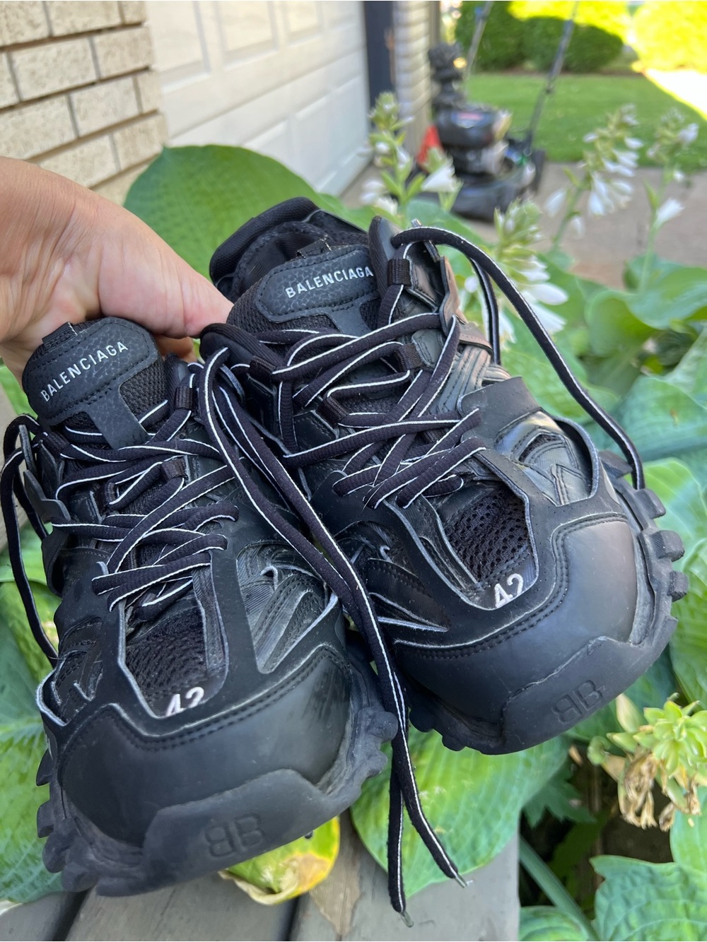 Balenciaga track sneaker , men’s 9 preowned. No insoles .